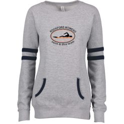 Rockford Womens S&D Ladies Varsity Fleece Crew Neck Pullover