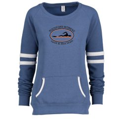 Alternative view of Rockford Womens S&D Ladies Varsity Fleece Crew Neck Pullover