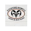 Rockford Womens S&D White Wood Pallet Coaster  Set of 1  no holder