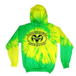 Alternative view of Rockford Womens S&D Adult Tie Dye Fleece Pullover