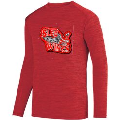 Sledwings Adult SHADOW TONAL HEATHER LONG SLEEVE TEE