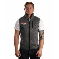 Alternative view of Sledwings Adult Sweater Fleece Vest