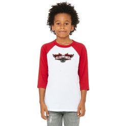 Sledwings Youth Youth 3/4 Sleeve Baseball Tee