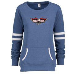 Sledwings Ladies Varsity Fleece Crew Neck Pullover