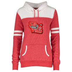 Sledwings Ladies Varsity Fleece Pullover Hood