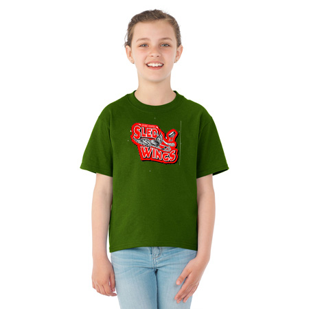 Sledwings Youth DRI-Power Youth Poly T-Shirt - Image 5