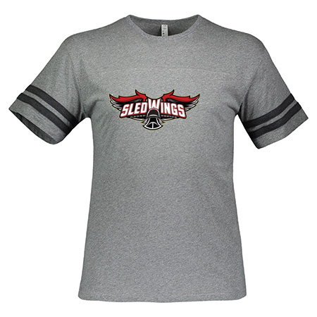 Sledwings Adult Men's Football Tee - Image 4
