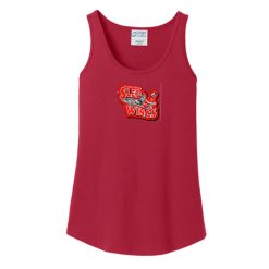 Alternative view of Sledwings Ladies Ladies Core Cotton Tank Top