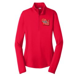 Alternative view of Sledwings Ladies Ladies PosiCharge® Competitor™ 1/4-Zip Pullover