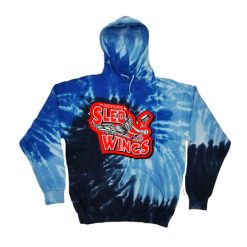 Alternative view of Sledwings Adult Tie Dye Fleece Pullover