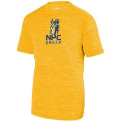 NPC Cheer Youth YOUTH SHADOW TONAL HEATHER TRAINING TEE