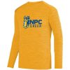 NPC Cheer Adult SHADOW TONAL HEATHER LONG SLEEVE TEE