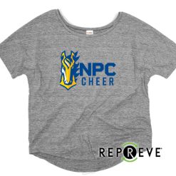NPC Cheer Ladies Triblend Flowy Tee