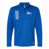 NPC Cheer Adult Adidas 3-Stripes Double Knit Quarter-Zip Pullover