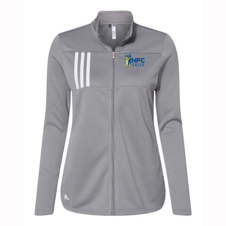 NPC Cheer Ladies Adidas 3-Stripes Double Knit Full-Zip Pullover - Image 6