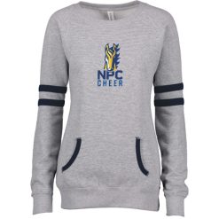 NPC Cheer Ladies Varsity Fleece Crew Neck Pullover