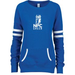 Alternative view of NPC Cheer Ladies Varsity Fleece Crew Neck Pullover