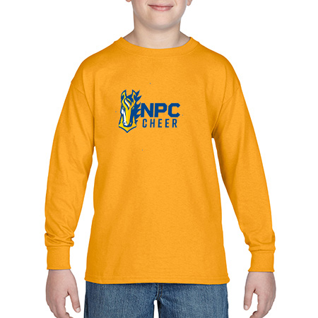 NPC Cheer Youth Heavy Cotton™ Youth Long Sleeve T-Shirt