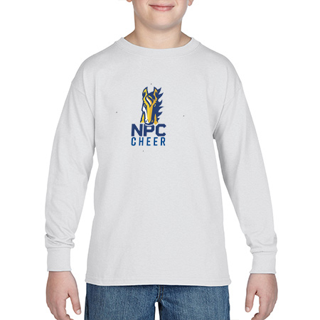 NPC Cheer Youth Heavy Cotton™ Youth Long Sleeve T-Shirt - Image 8
