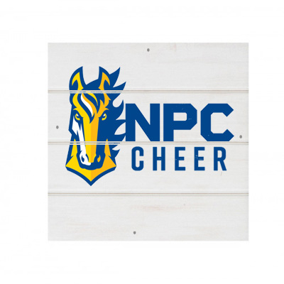 NPC Cheer White Wood Pallet Coaster Set of 1 no holder - Image 2