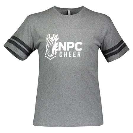 NPC Cheer Adult Men's Football Tee - Image 9