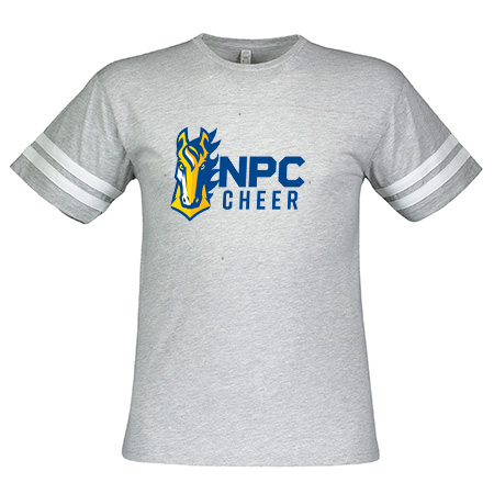 NPC Cheer Adult Men's Football Tee - Image 10