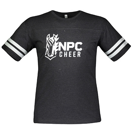 NPC Cheer Adult Men's Football Tee - Image 4