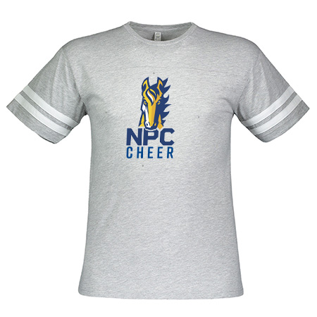 NPC Cheer Adult Men's Football Tee - Image 7