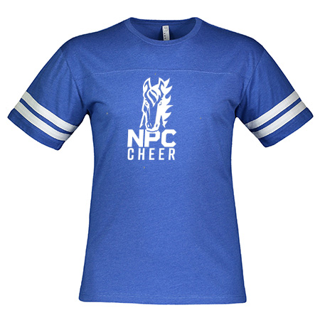 NPC Cheer Adult Men's Football Tee - Image 2