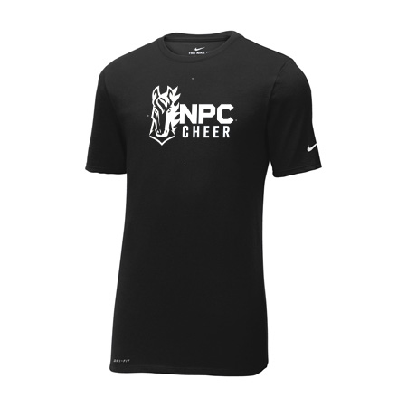 NPC Cheer Nike Dri-FIT Cotton/Poly Tee - Image 4