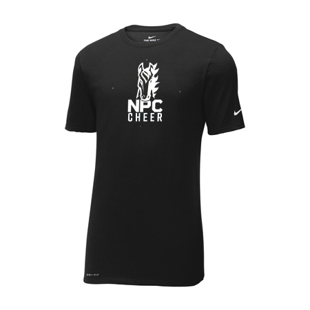 NPC Cheer Nike Dri-FIT Cotton/Poly Tee - Image 6