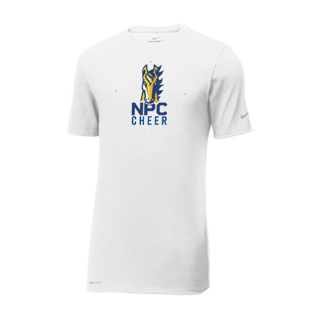 NPC Cheer Nike Dri-FIT Cotton/Poly Tee - Image 7