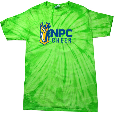 NPC Cheer Youth Youth Spider Tie Dye T-Shirt - Image 12