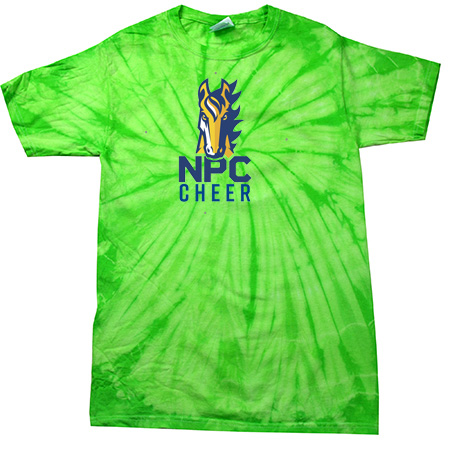 NPC Cheer Youth Youth Spider Tie Dye T-Shirt - Image 8