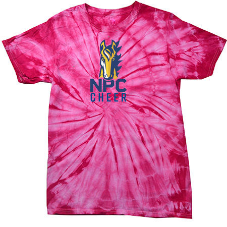 NPC Cheer Youth Youth Spider Tie Dye T-Shirt - Image 9