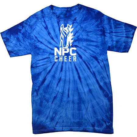 NPC Cheer Youth Youth Spider Tie Dye T-Shirt