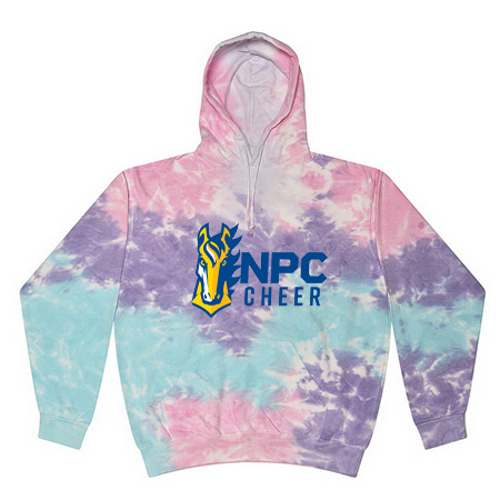 NPC Cheer Youth Youth Tie Dye Fleece Pullover - Image 12