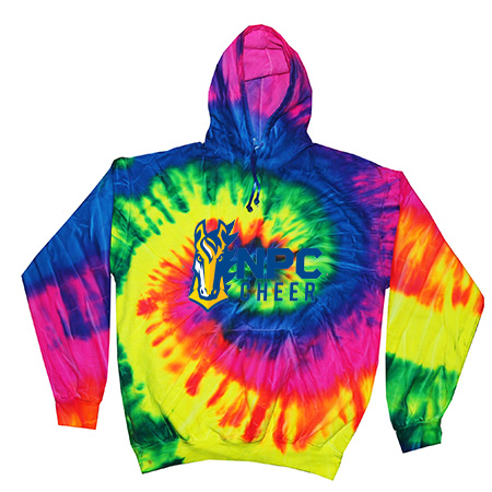 NPC Cheer Youth Youth Tie Dye Fleece Pullover - Image 9