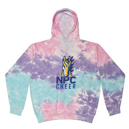 NPC Cheer Youth Youth Tie Dye Fleece Pullover - Image 5
