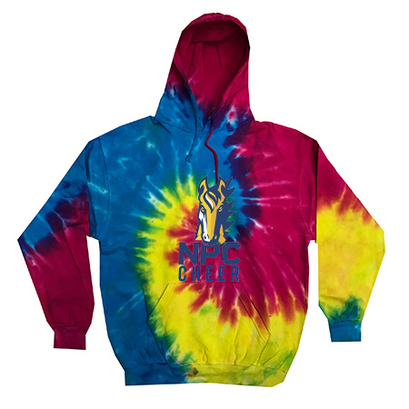 NPC Cheer Youth Youth Tie Dye Fleece Pullover - Image 18