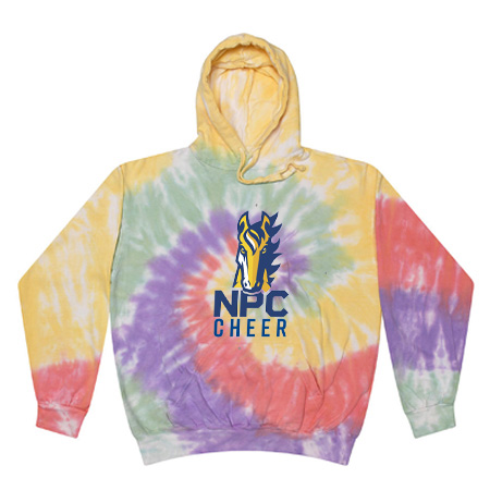 NPC Cheer Youth Youth Tie Dye Fleece Pullover - Image 20