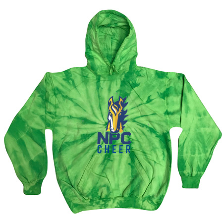 NPC Cheer Youth Youth Tie Dye Fleece Pullover - Image 19