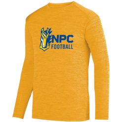 Alternative view of NPC Football Adult SHADOW TONAL HEATHER LONG SLEEVE TEE