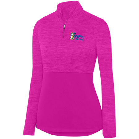 NPC Football Ladies Shadow Tonal Heather ¼ Zip Pullover - Image 8