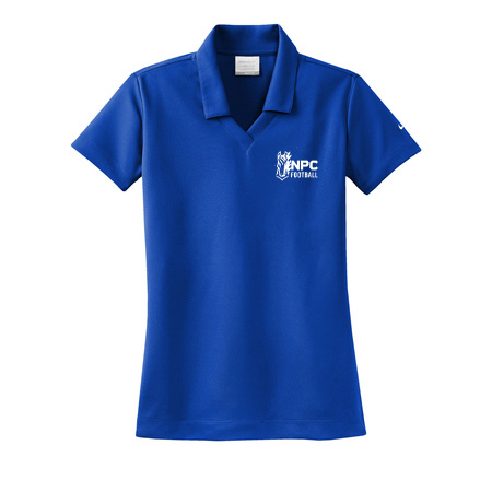 NPC Football Ladies Nike Ladies Dri-FIT Micro Pique Polo - Image 4