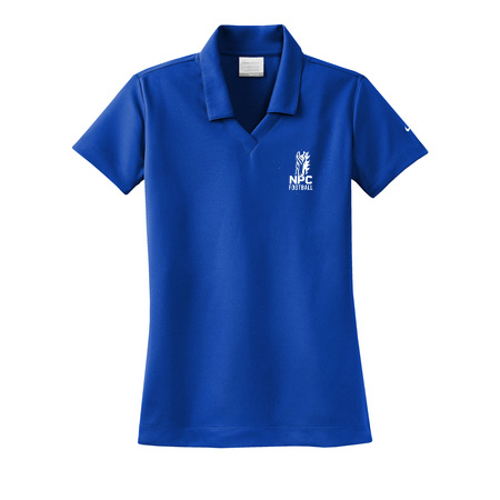 NPC Football Ladies Nike Ladies Dri-FIT Micro Pique Polo - Image 2