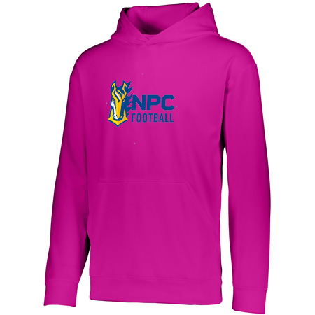 NPC Football Adult Wicking Fleece Hoodie - Image 10