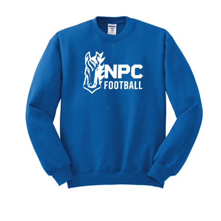 NPC Football JERZEES® - NuBlend® Crewneck Sweatshirt - Image 2