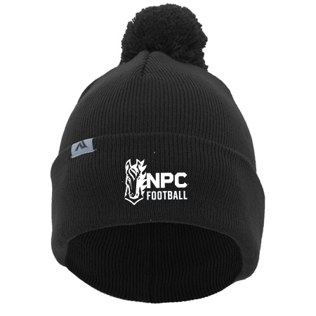NPC Football KNIT FOLD OVER POM-POM BEANIE - Image 12