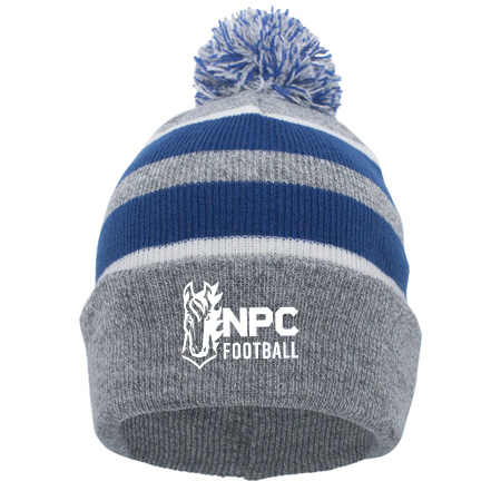 NPC Football KNIT FOLD OVER POM-POM BEANIE - Image 4